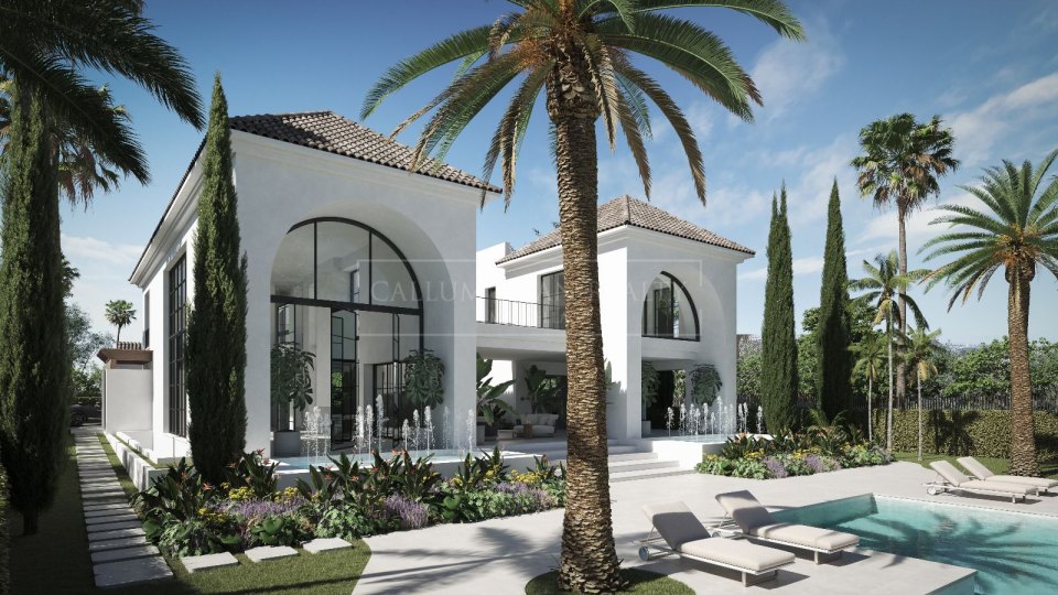 Nueva Andalucia, Luxury Six-Bedroom Villa Project for Sale in Nueva Andalucía, Marbella Golf Valley