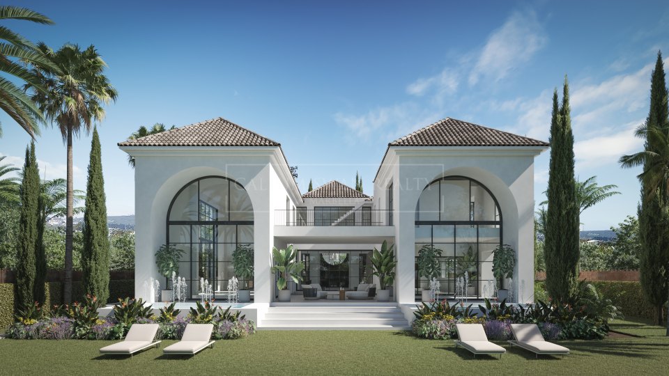 Nueva Andalucia, Luxury Six-Bedroom Villa Project for Sale in Nueva Andalucía, Marbella Golf Valley