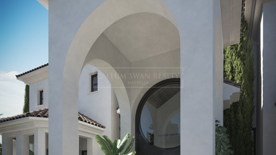 Nueva Andalucia, Luxury Six-Bedroom Villa Project for Sale in Nueva Andalucía, Marbella Golf Valley