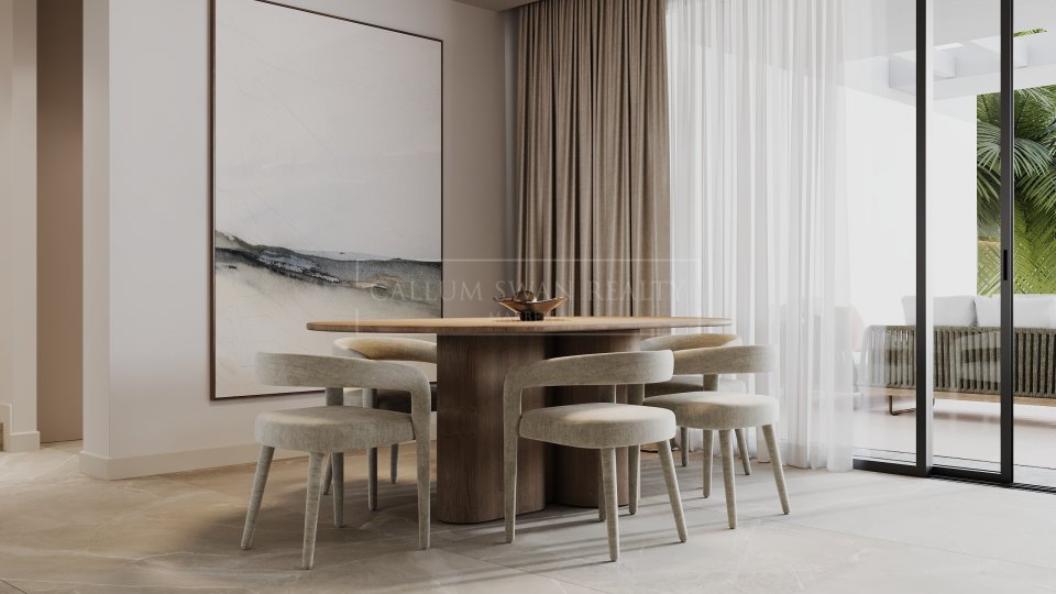 Estepona, Four-Bedroom Contemporary Penthouse for Sale with Rooftop Solarium on New Golden Mile