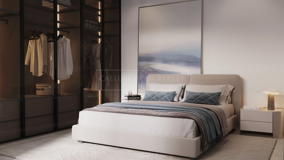 Estepona, Four-Bedroom Contemporary Penthouse for Sale with Rooftop Solarium on New Golden Mile