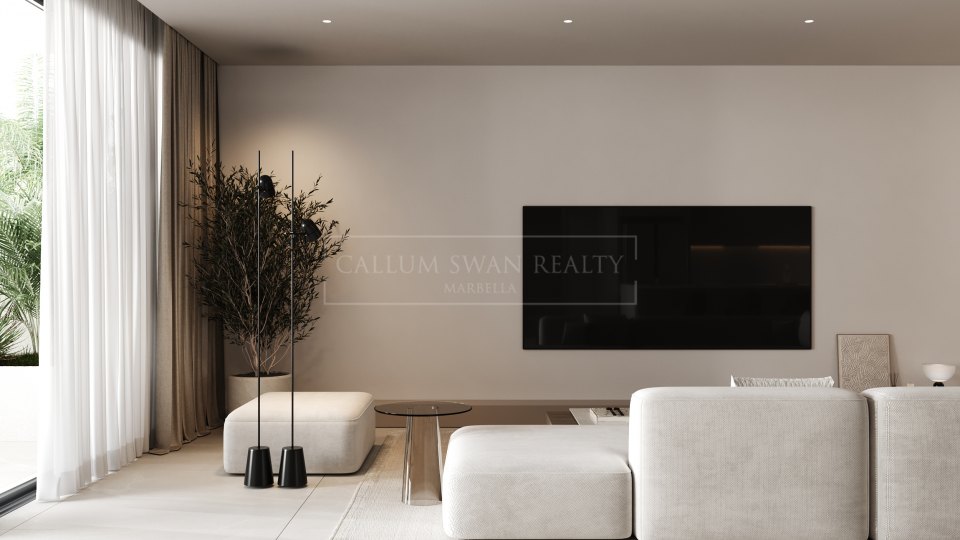 Estepona, Four-Bedroom Contemporary Penthouse for Sale with Rooftop Solarium on New Golden Mile