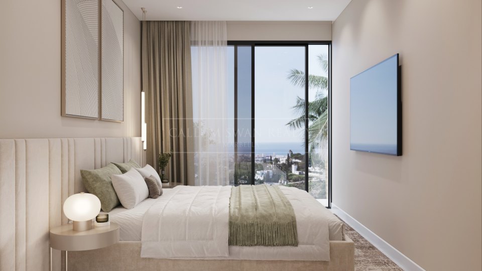 Estepona, Four-Bedroom Contemporary Penthouse for Sale with Rooftop Solarium on New Golden Mile