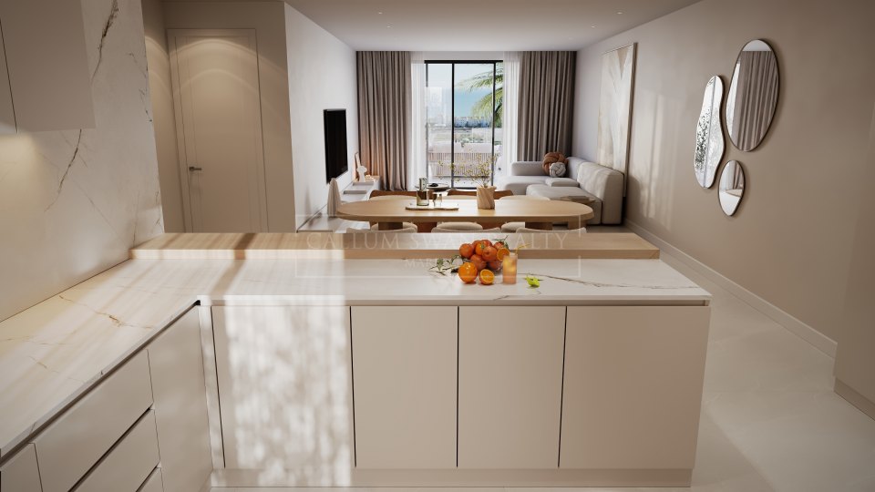 Estepona, Modern Two-Bedroom Ground Floor Apartment for Sale Near Estepona with Private Garden