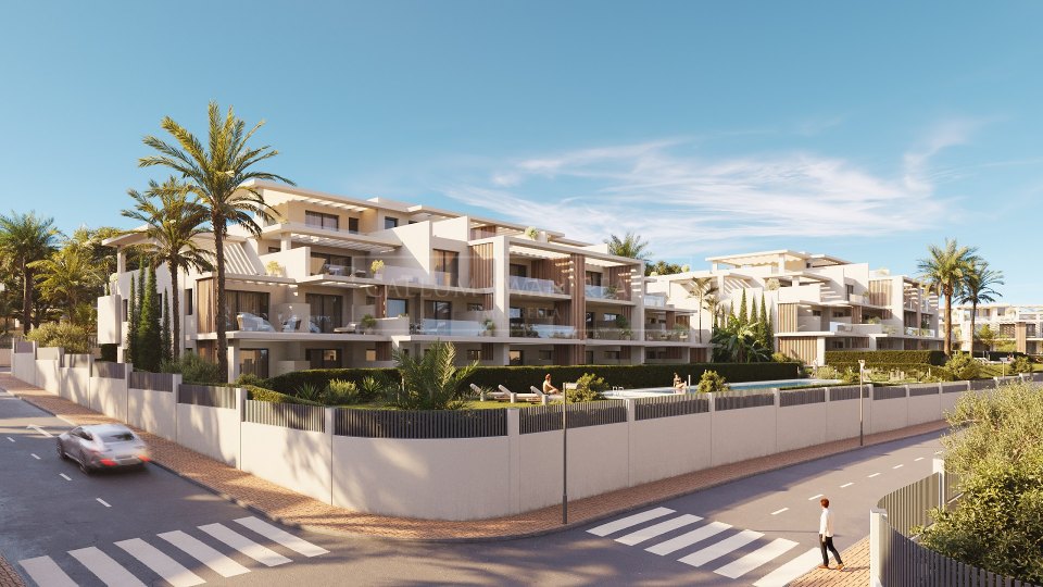 Estepona, Modern Two-Bedroom Ground Floor Apartment for Sale Near Estepona with Private Garden