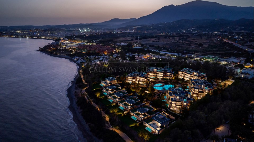 Estepona, New Build Beachfront Ground Floor Apartment for Sale in Estepona