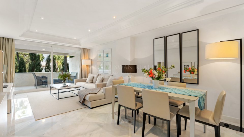 Marbella Golden Mile, Appartement de luxe de deux chambres en bord de mer sur le Golden Mile de Marbella