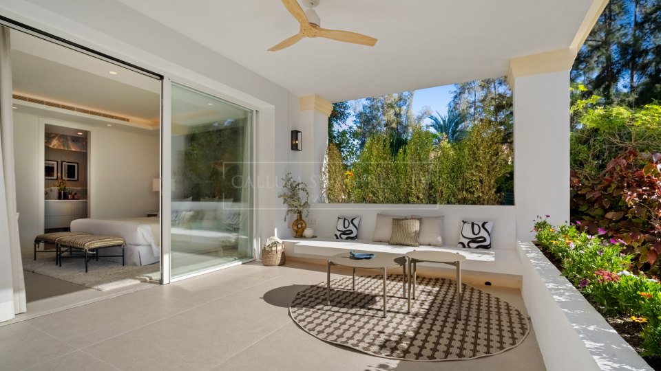 Marbella Golden Mile, Appartement rénové de quatre chambres à Monte Paraiso, Marbella Golden Mile