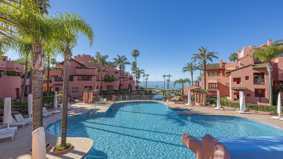 Estepona, Refurbished Luxury Beachfront Apartment for Sale in Cabo Bermejo, Estepona