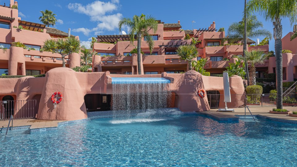 Estepona, Refurbished Luxury Beachfront Apartment for Sale in Cabo Bermejo, Estepona