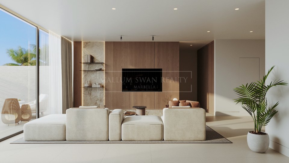 San Pedro de Alcantara, Villa moderna de cuatro dormitorios con piscina y ascensor en venta en San Pedro de Alcántara, Marbella