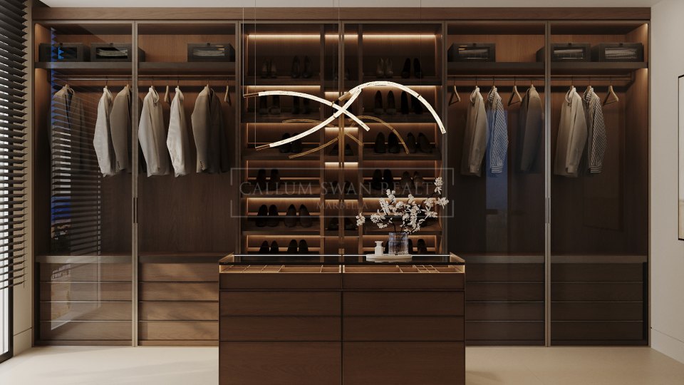 San Pedro de Alcantara, Villa moderna de cuatro dormitorios con piscina y ascensor en venta en San Pedro de Alcántara, Marbella