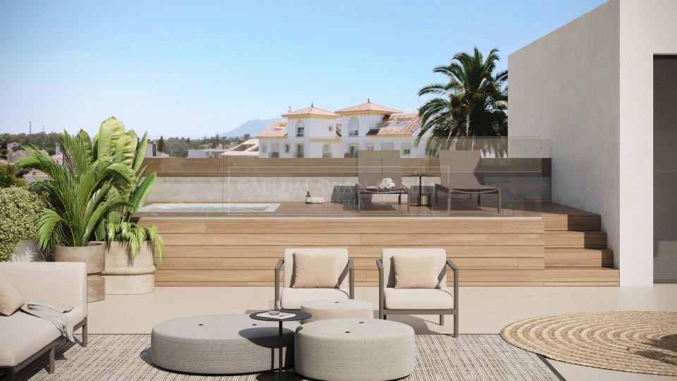 San Pedro de Alcantara, Appartement de deux chambres à vendre à San Pedro de Alcántara avec solarium privé et à distance de marche de la plage