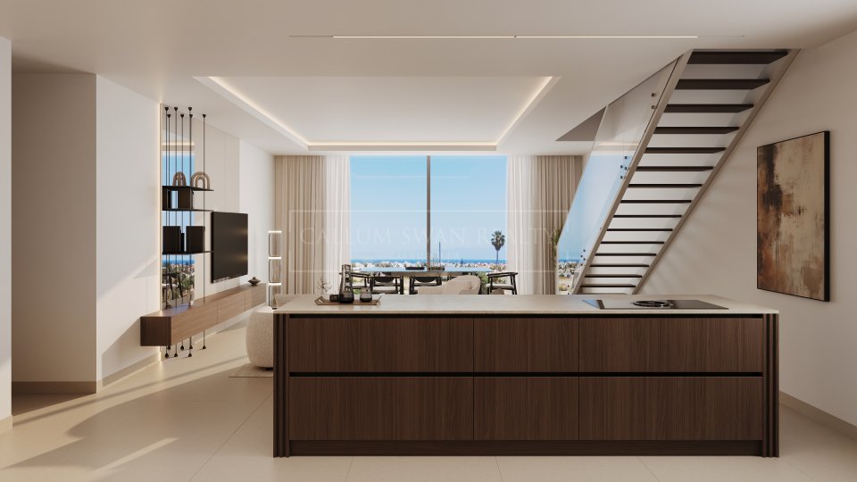 San Pedro de Alcantara, Appartement de deux chambres à vendre à San Pedro de Alcántara avec solarium privé et à distance de marche de la plage