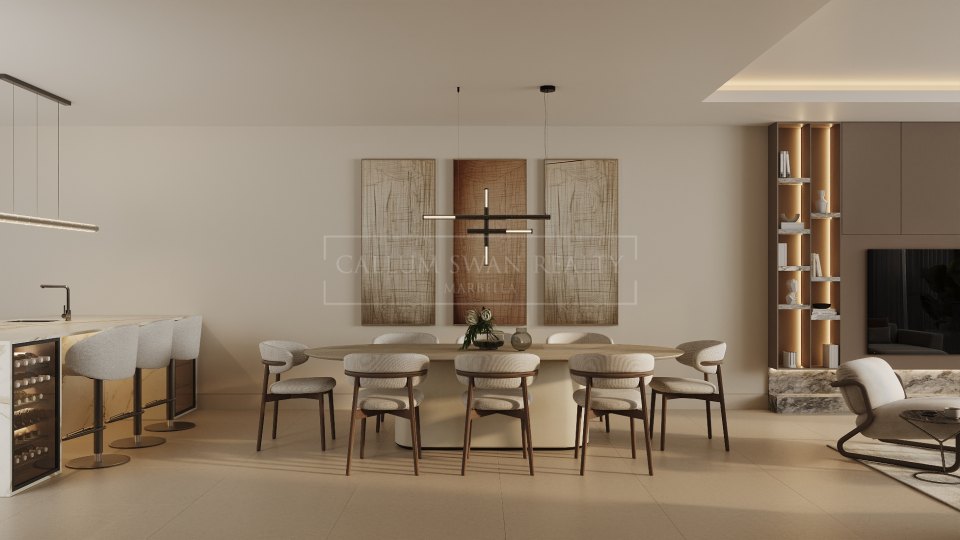 San Pedro de Alcantara, Maison de ville contemporaine de quatre chambres à vendre à San Pedro de Alcántara, proche de la plage et des commodités