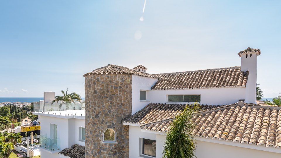 Nueva Andalucia, Villa sofisticada con vistas al mar, a poca distancia de Puerto Banús