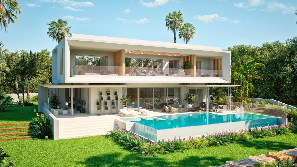 Marbella, Villa contemporánea en un nuevo complejo cerrado