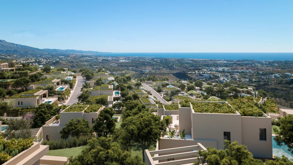Benahavis, Nouveau complexe de villas de luxe individuelles dans une communauté fermée