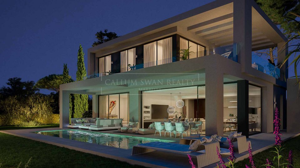 Benahavis, Nuevo complejo de villas de lujo independientes, en comunidad cerrada