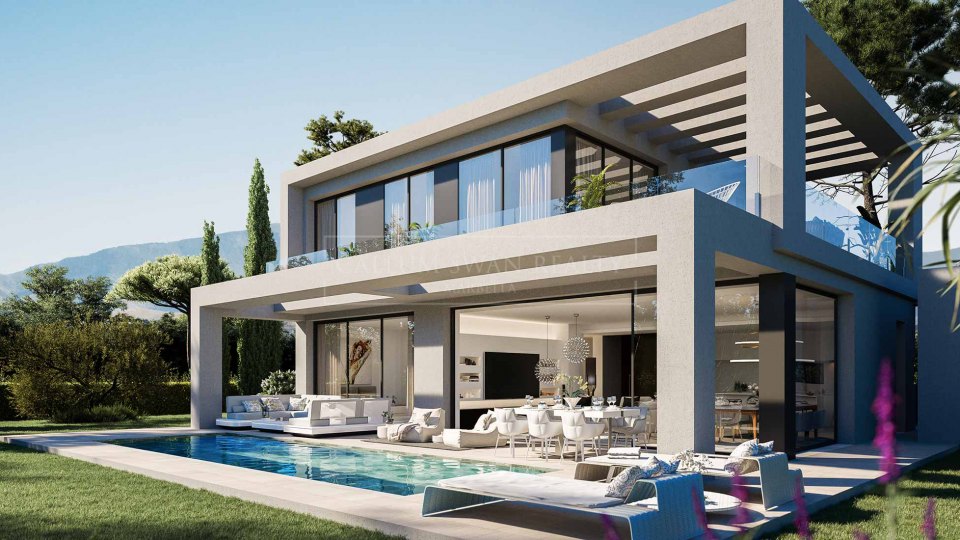 Benahavis, Nuevo complejo de villas de lujo independientes, en comunidad cerrada