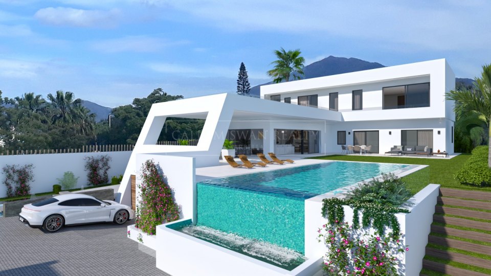 San Pedro de Alcantara, New luxury villa for sale in Linda Vista