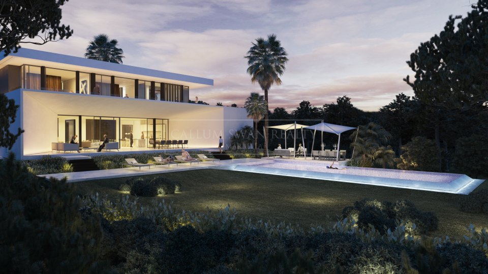 Benahavis, Villa de lujo de nueva construccion con vistas panoramicas al mar