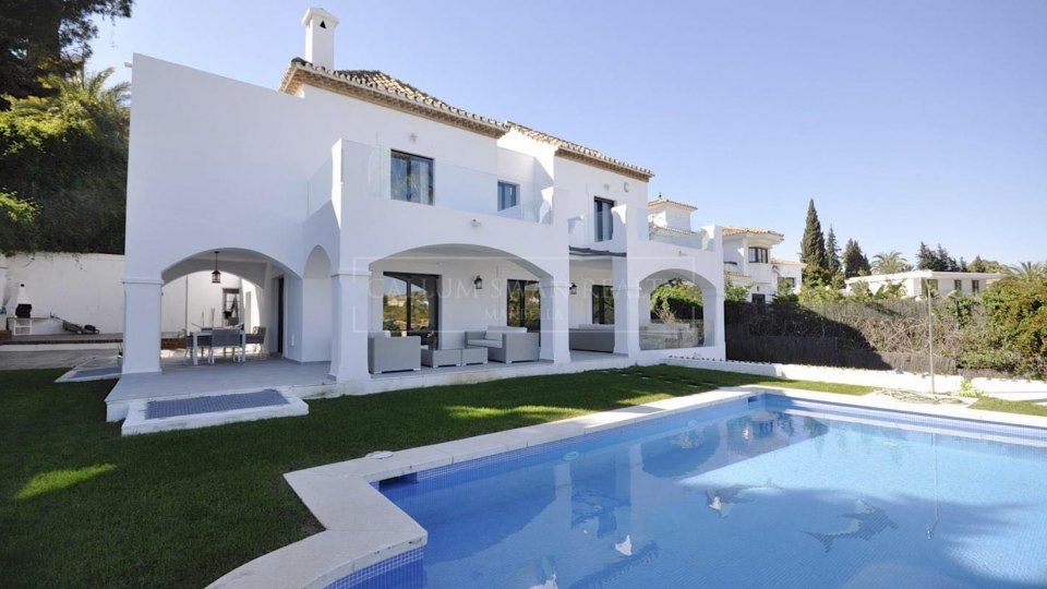 Nueva Andalucia, Bonita villa familiar en Nueva Andalucia para alquiler cortas temporadas