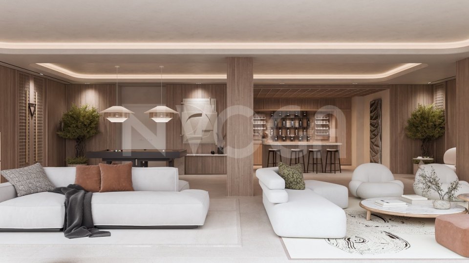 A collection of five exclusive luxury villas with panoramic views in the Marbella Golden Mile · Cascada de Camojan · Sierra Blanca