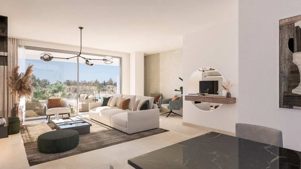 ENTREGA EN 2026 - BREEZE Marbella - Bienvenido a casa! Magnificas vistas al campo de golf Guadalmina