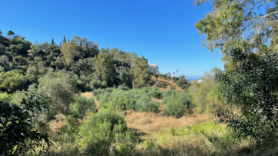 Fabulous plot with sea views