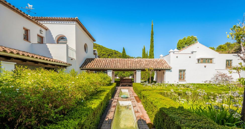 Landscaped terrace in Spanish Cortijo Country Estate