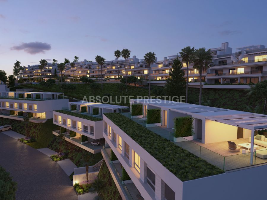 Oceana Collection, stylish town houses with seaviews in the New Golden Mile in Estepona