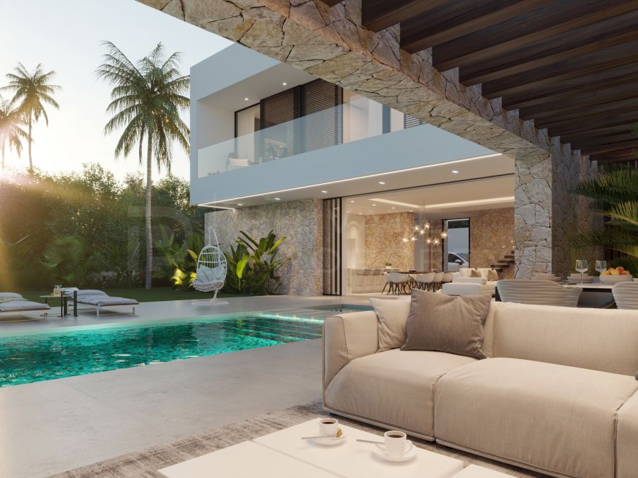 Beach side villas in San Pedro de Alcantara