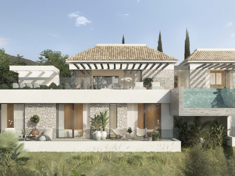 MODERN ANDALUSIAN STYLE VILLA UNDER CONSTRUCTION FOR SALE IN MARBELLA EAST