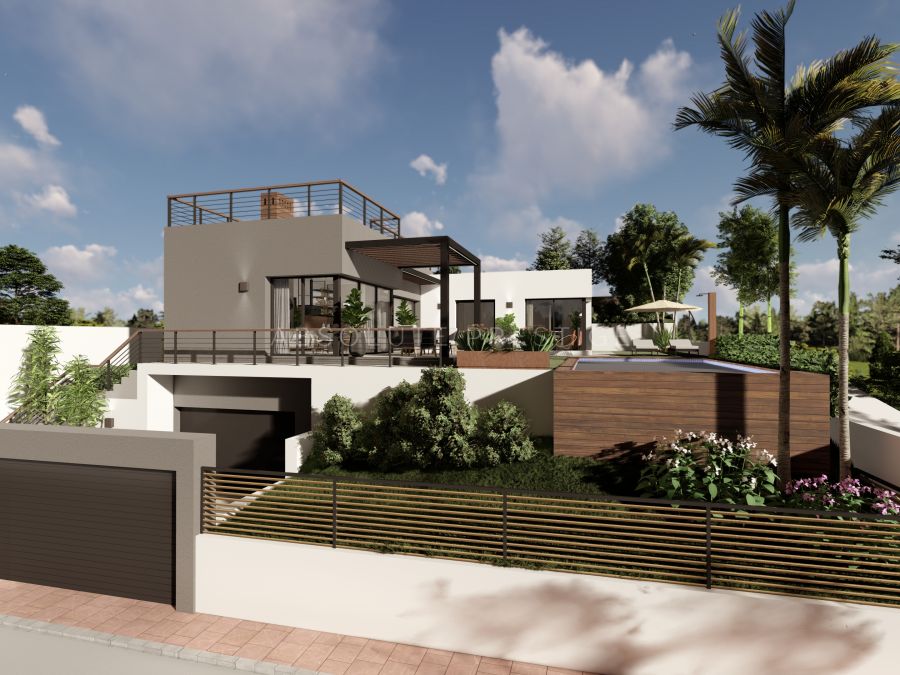 BEAUTIFUL VILLA UNDER CONSTRUCTION FOR SALE IN THE HEART OF ESTEPONA