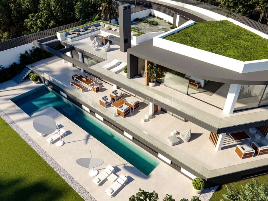 OFF-PLAN VILLA PROJECT FOR SALE ON THE GOLDEN MILE, MARBELLA