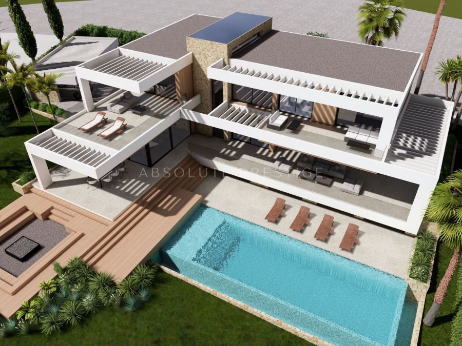 VILLA DE LUJO DE 5 DORMITORIOS CON VISTAS IMPRESIONANTES EN BENAHAVÍS