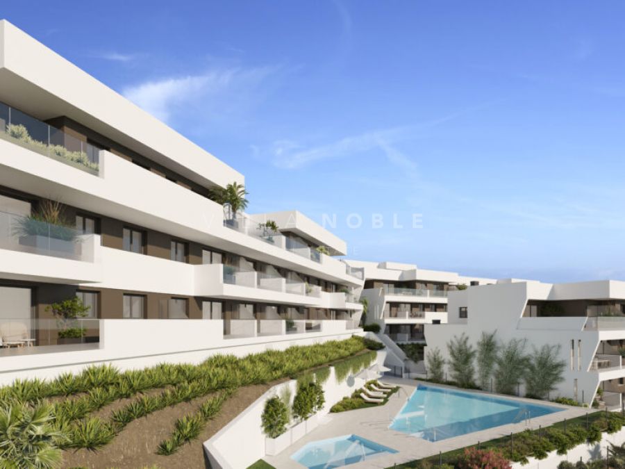 A new residential complex in Estepona with seven buildings and a total of 132 homes