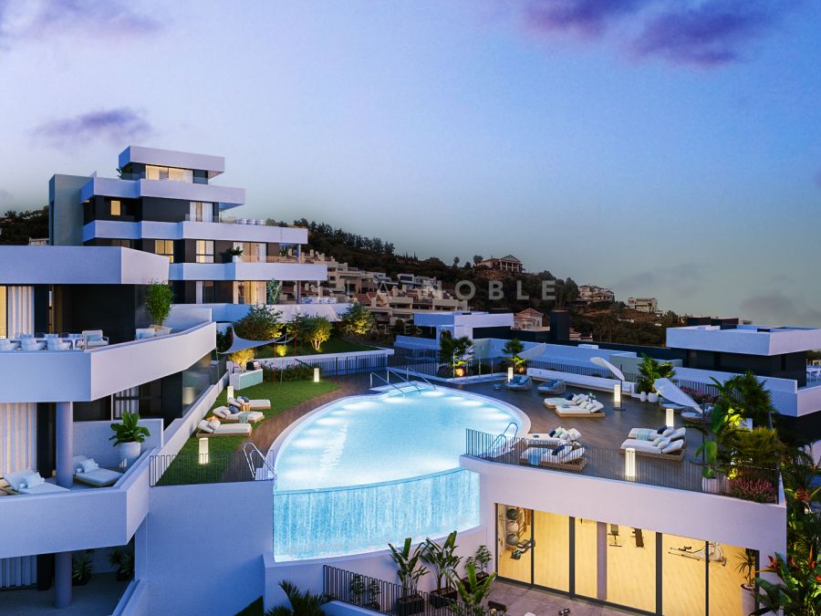 Nuevo proyecto que consta de 39 apartamentos de lujo situados en la parte alta de Los Monteros