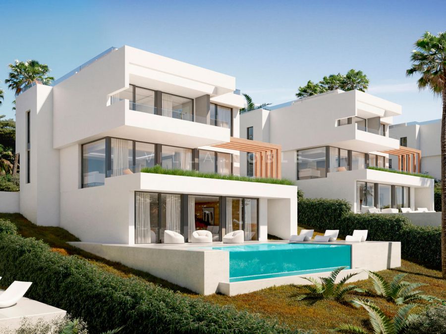 Neues Projekt mit nur 15 Luxusvillen in einer wunderschönen Gegend von La Cala Golf in La Cala de Mijas