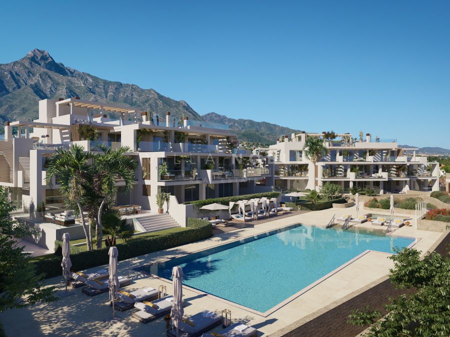 Descubra todo sobre los 28 espaciosos y luminosos apartamentos y áticos de lujo en la Milla de Oro, Marbella