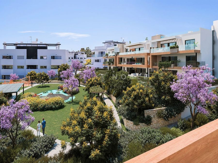 Nuevo proyecto de modernos apartamentos y áticos de 2 y 3 dormitorios en la prestigiosa zona de Atalaya, Estepona