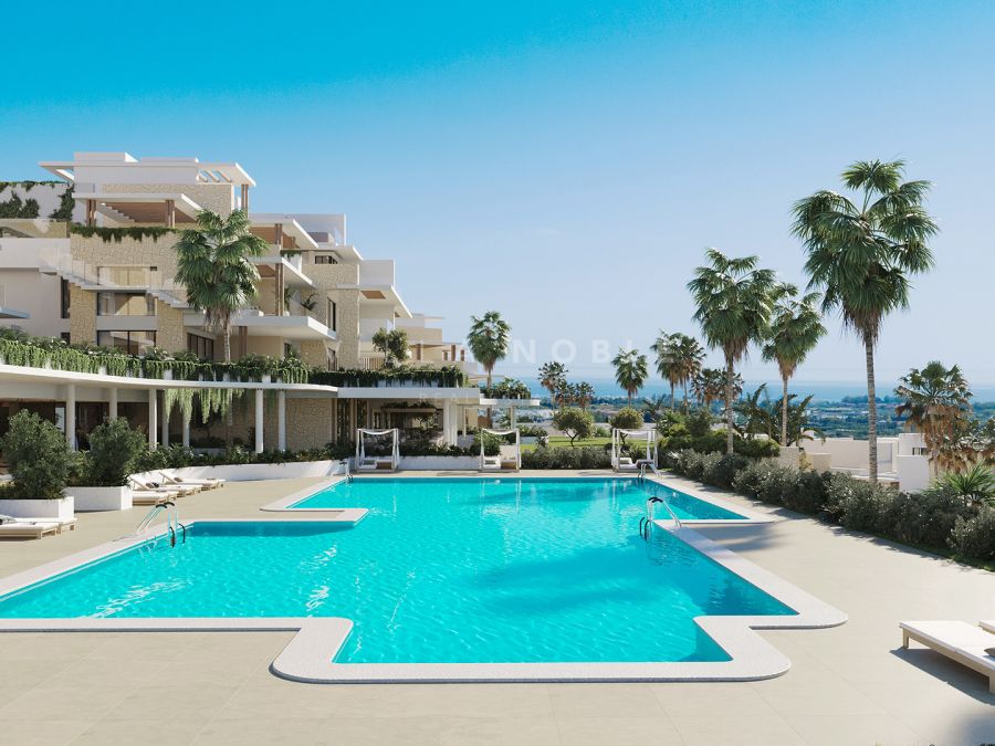 New development of apartments elevated elegance with unrivalled views in La Resina, Estepona