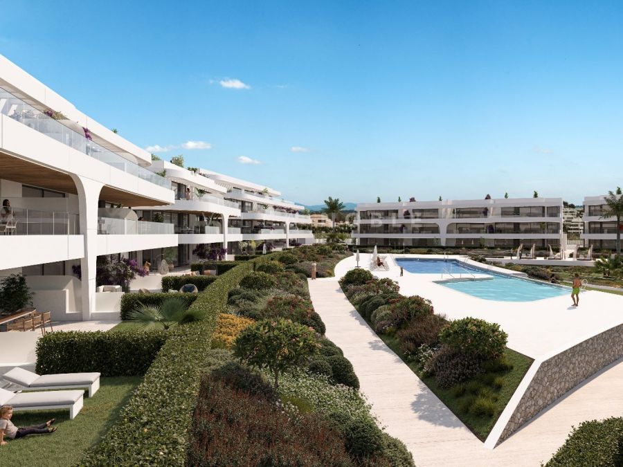 New project of 88 apartments and penthouses in the heart of the Golden Triangle, perfectly located between Estepona, Benahavis