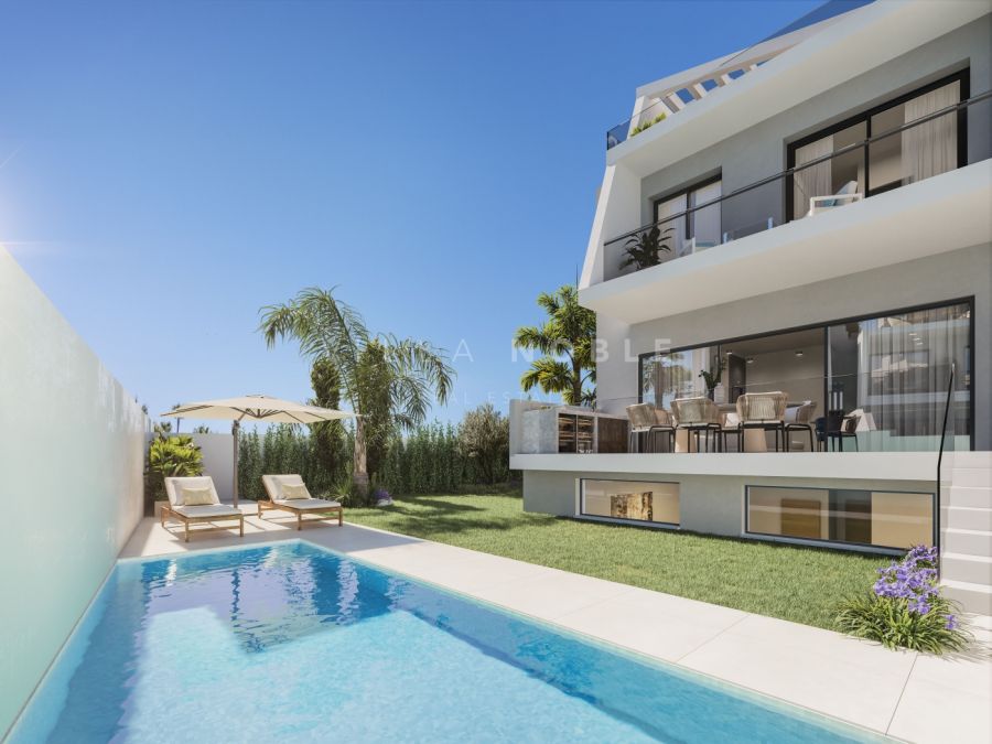 Off Plan Collection of 11 townhouses in the heart of prestigious Los Flamingos, Benahavis