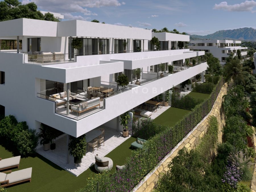 Ahora Fase II; complejo de 36 apartamentos de 1, 2 y 3 dormitorios en Casares, junto al Parque Natural de Sierra Bermeja.