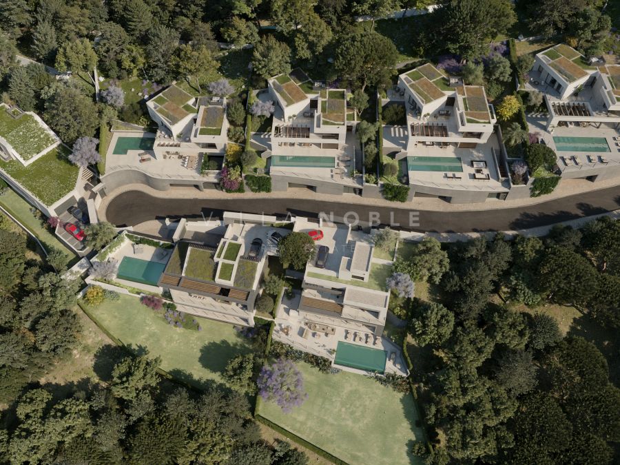 13 luxury contemporary Villas is found in the tranquility of nature in Malaga