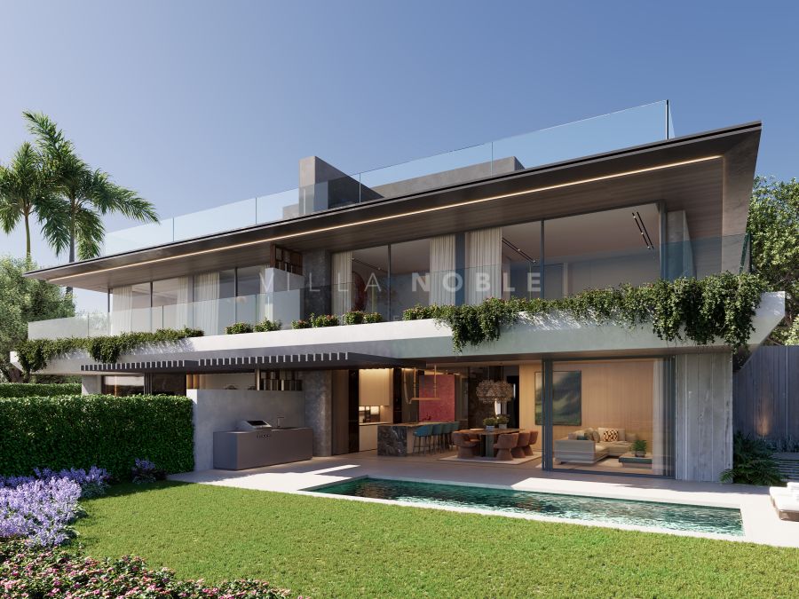 Exclusiva colección de 14 villas pareadas situadas en primera línea del prestigioso campo de golf El Soto, en La Mairena.