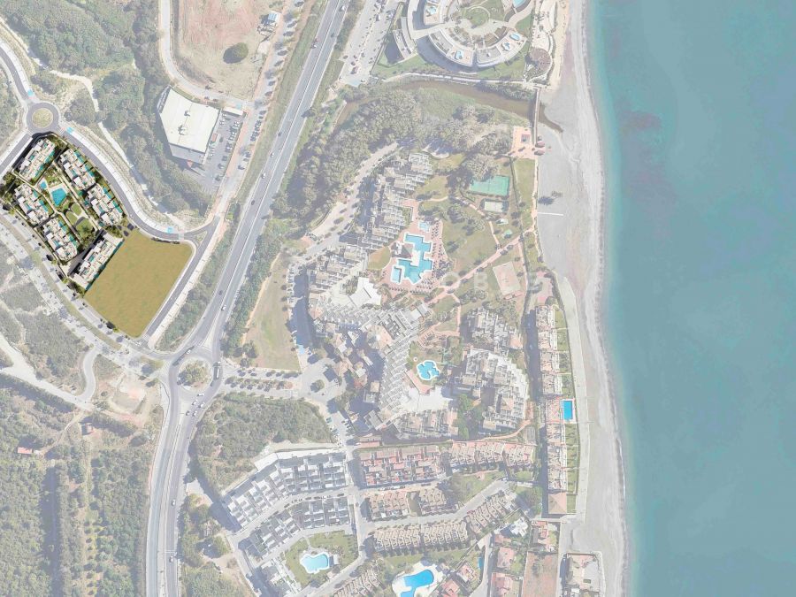 Nueva promoción sobre plano en la zona oeste de Estepona