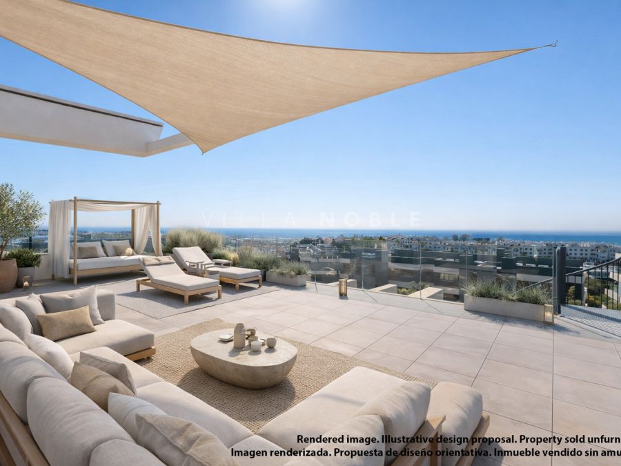 ÁTICO EL OASIS, ÁTICO CON VISTAS AL MAR Y SOLARIUM - NUEVA MILLA DE ORO DE ESTEPONA